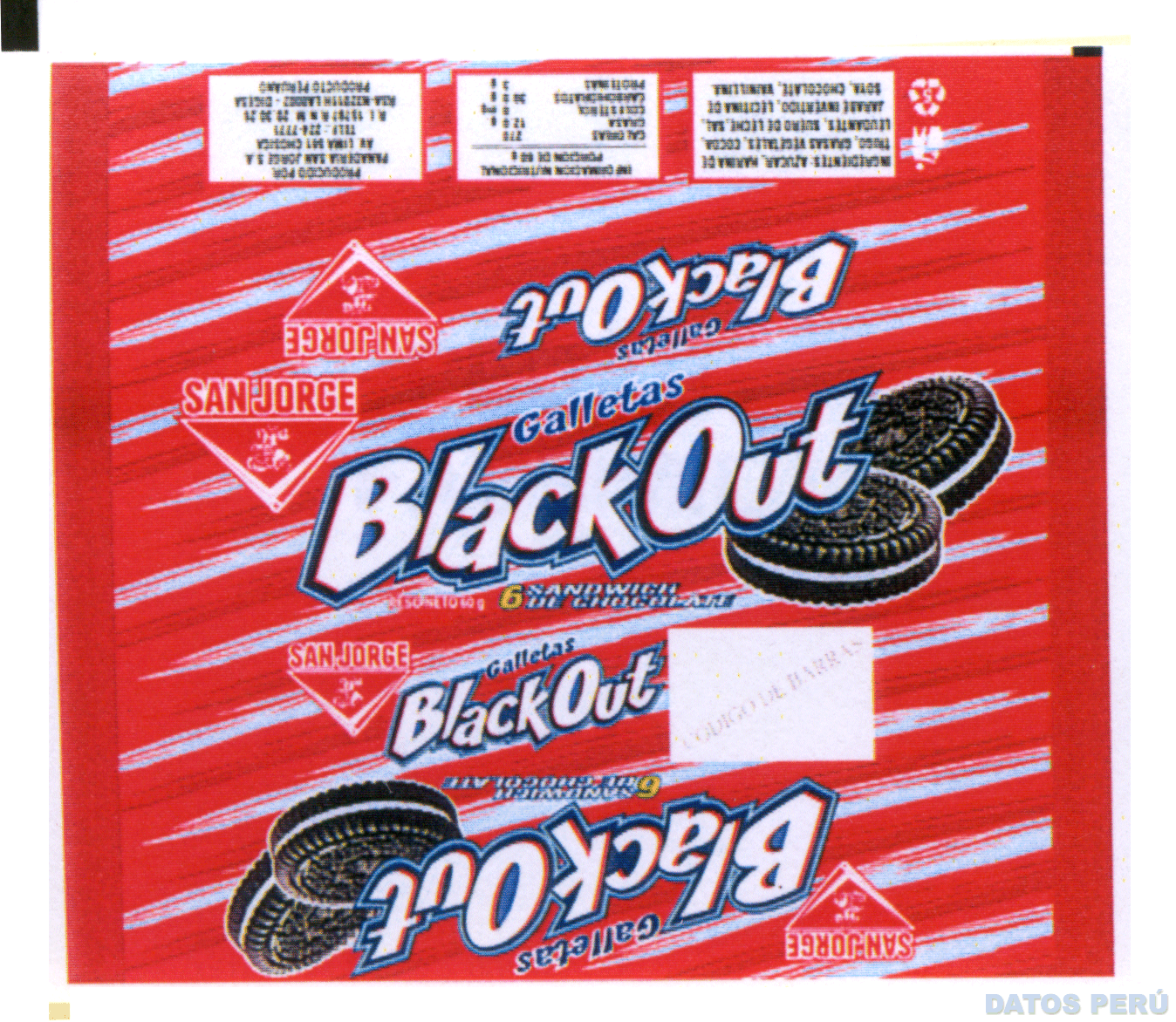 SAN JORGE BLACK OUT 6 SANDWICH DE CHOCOLATE