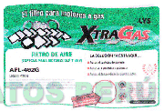 LYS XTRAGAS EL FILTRO PARA MOTORES A GAS WWW.FILTROSLYS.COM AFL-462G