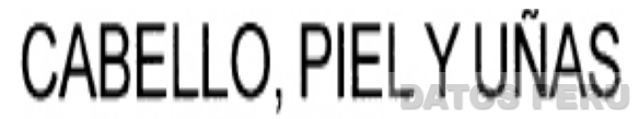 CABELLO, PIEL Y UÑAS