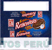 GALLETAS GN RELLENITAS COCO COCONUT