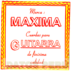 MAXIMA CUERDAS PARA GUITARRA DE FINISIMA CALIDAD