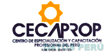 CECAPROP CENTRO DE ESPECIALIZACION Y CAPACITACION PROFESIONAL DEL PERÚ