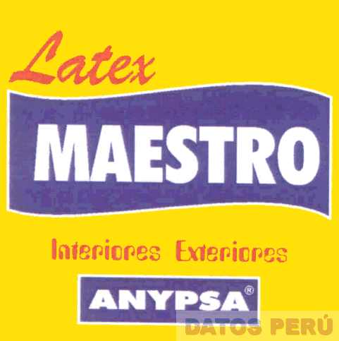 LATEX MAESTRO INTERIORES EXTERIORES