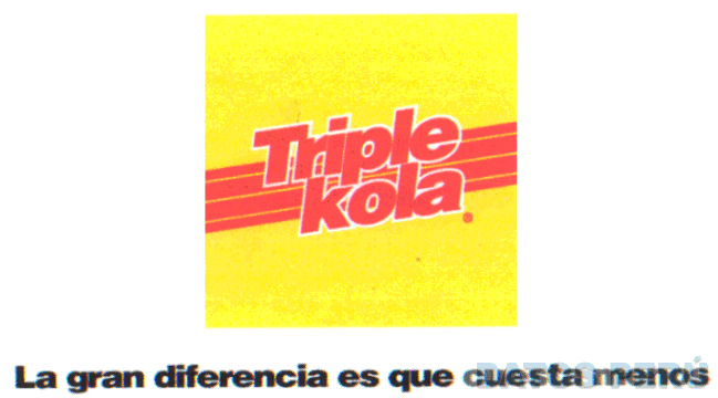 TRIPLE KOLA LA GRAN DIFERENCIA ES QUE CUESTA MENOS
