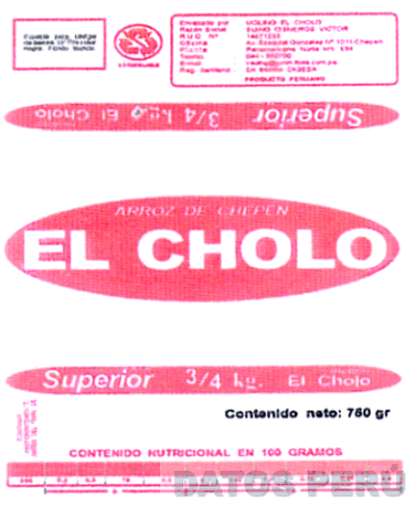 ARROZ DE CHEPEN EL CHOLO