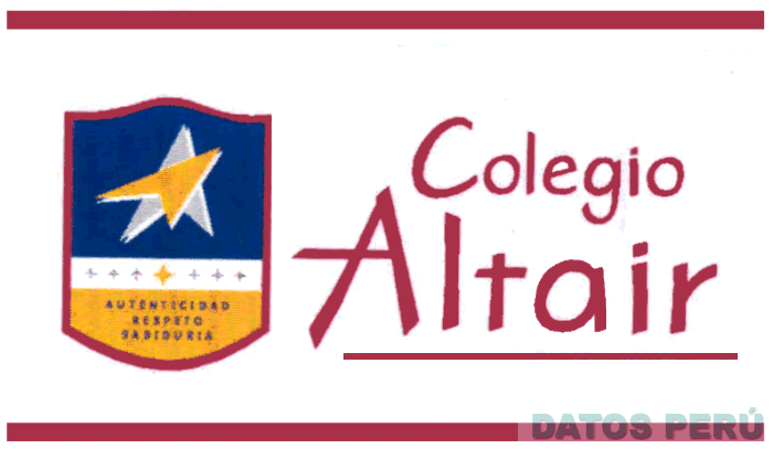 COLEGIO ALTAIR AUTENTICIDAD RESPETO Y SABIDURIA