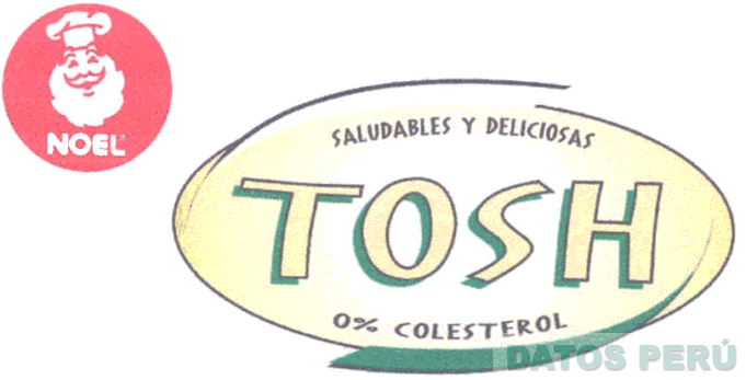 TOSH SALUDABLES Y DELICIOSAS NOEL 0% COLESTEROL