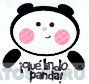 ¡QUÉ LINDO PANDA!