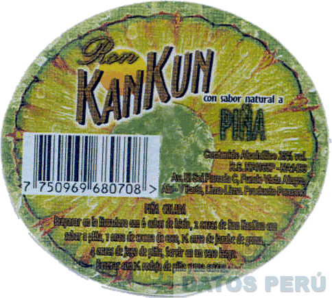 RON KAN KUN CON SABOR NATURAL A PIÑA
