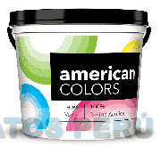 AMERICAN COLORS LATEX MATE 100% RESINA ACRILICA