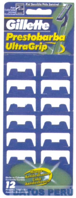 GILLETE PRESTOBARBA ULTRAGRIP