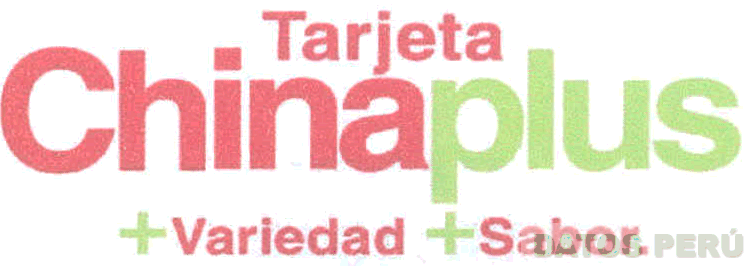 TARJETA CHINAPLUS + VARIEDAD + SABOR