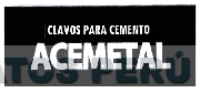 CLAVOS PARA CEMENTO ACEMETAL