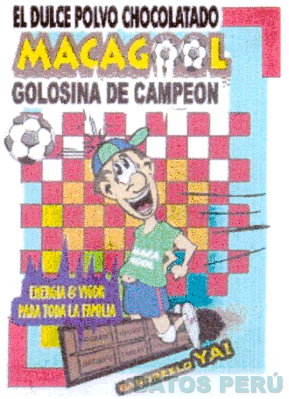 EL DULCE POLVO DE CHOCOLATADO MACAGOOL GOLOSINA DE CAMPEON