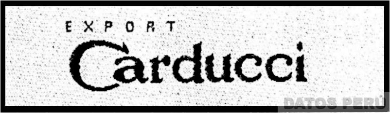 EXPORT CARDUCCI