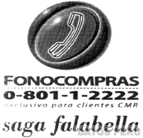 FONOCOMPRAS EXCLUSIVO PARA CLIENTES CMR SAGA FALABELLA