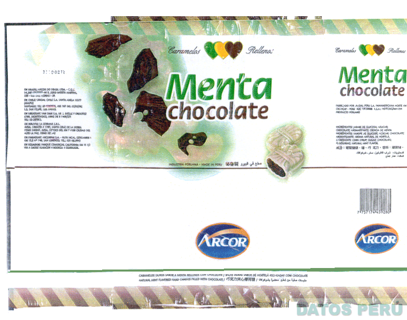 MENTA CHOCOLATE ARCOR