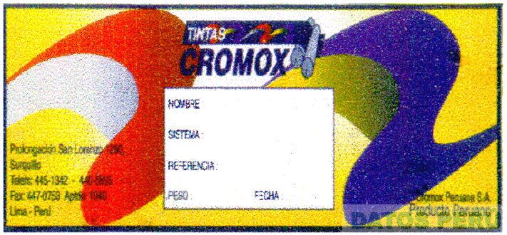 TINTAS CROMOX