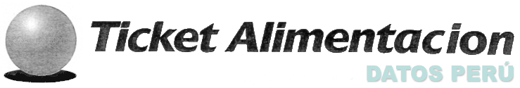 TICKET ALIMENTACION