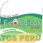 COME SANO, VIVE BIEN ECOLÓGICOS DEL PERÚ PRODUCTO CERTIFICADO