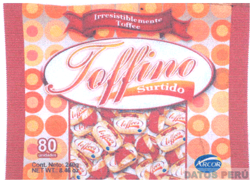 TOFFINO SURTIDO IRRESISTIBLEMENTE TOFFEE ARCOR