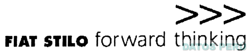 FIAT STILO FORWARD THINKING