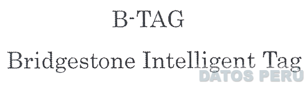 B-TAG BRIDGESTONE INTELLIGENT TAG