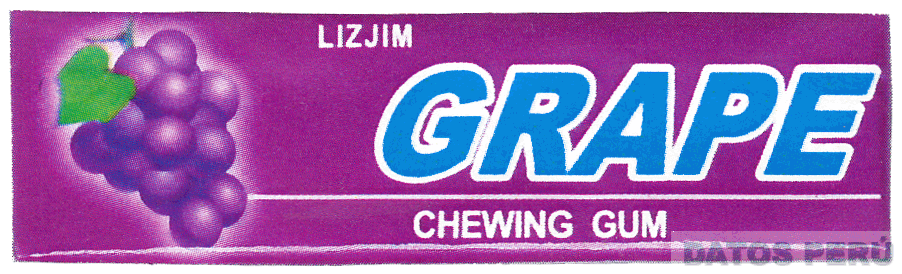LIZJIM GRAPE CHEWING GUM
