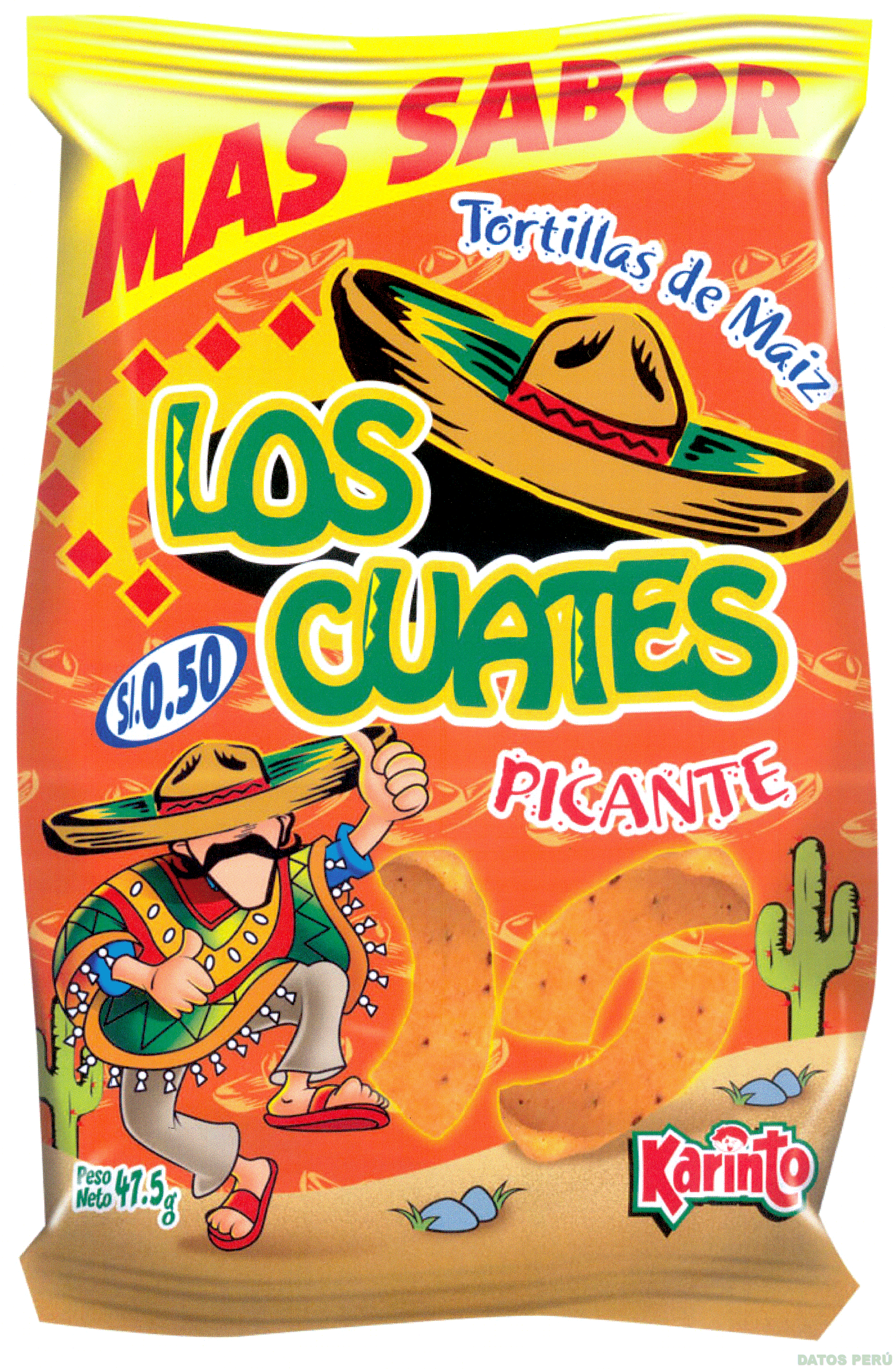 MAS SABOR LOS CUATES PICANTE KARINTO