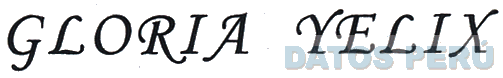 GLORIA YELIX