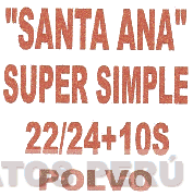 SANTA ANA SUPER SIMPLE 22/24+10S POLVO