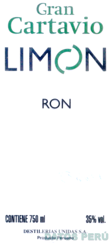GRAN CARTAVIO LIMON RON