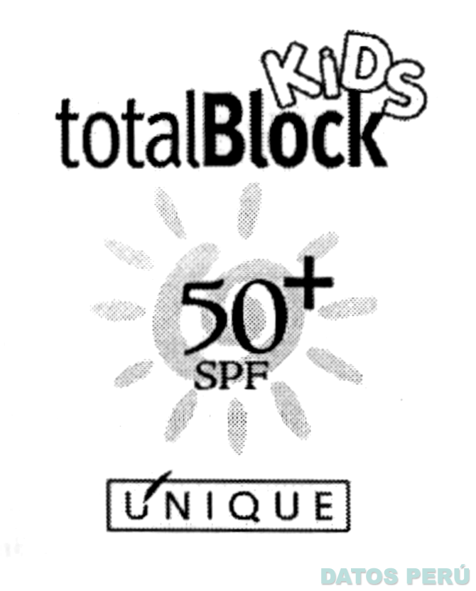 TOTALBLOCK KIDS 50+ SPF UNIQUE