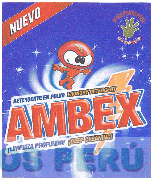 AMBEX NUEVO DETERGENTE EN POLVO LAUNDRY DETERGENT ¡LIMPIEZA PROFUNDA! ¡DEEP CLEANING!
