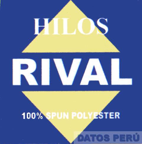 HILOS RIVAL 100% SPUN POLYESTER