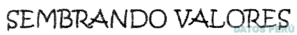 SEMBRANDO VALORES