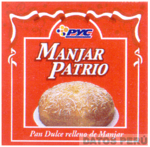 MANJAR PATRIO PAN DULCE RELLENO DE MANJAR