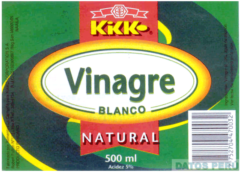 KIKKO VINAGRE BLANCO NATURAL