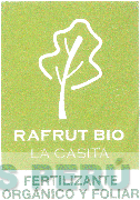 RAFRUT BIO LA CASITA FERTILIZANTE ORGÁNICO Y FOLIAR