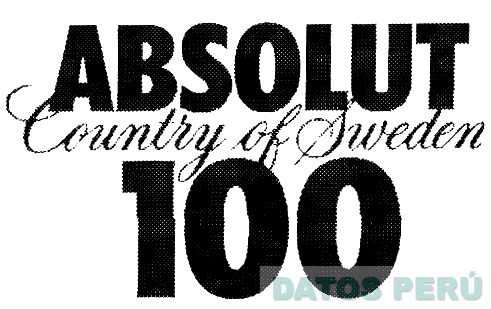 ABSOLUT COUNTRY OF SWEDEN 100