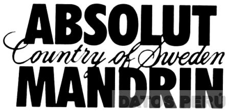 ABSOLUT COUNTRY OF SWEDEN MANDRIN