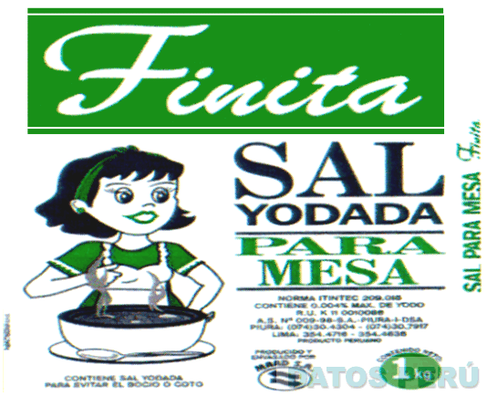 FINITA SAL YODADA PARA MESA