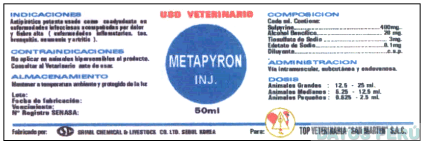 METAPYRON INJ.