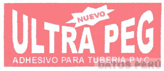 NUEVO ULTRA PEG ADHESIVO PARA TUBERIA P.V.C.