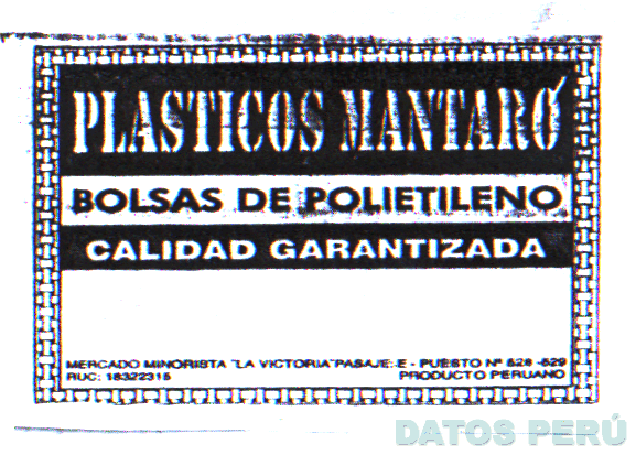 PLASTICOS MANTARO BOLSAS DE POLIETILENO CALIDAD GARANTIZADA