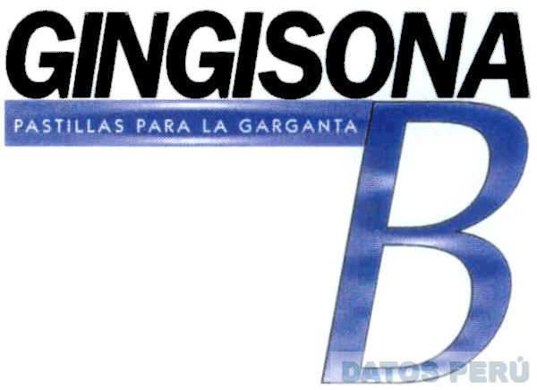 GINGISONA PASTILLAS PARA LA GARGANTA B