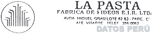 LA PASTA FABRICA DE FIDEOS
