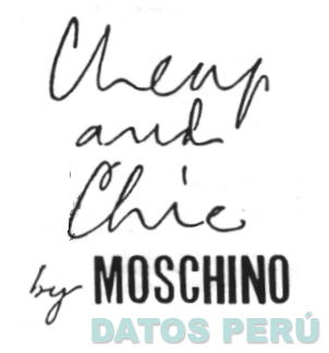 CHEAP AND CHIC BY MOSCHINO