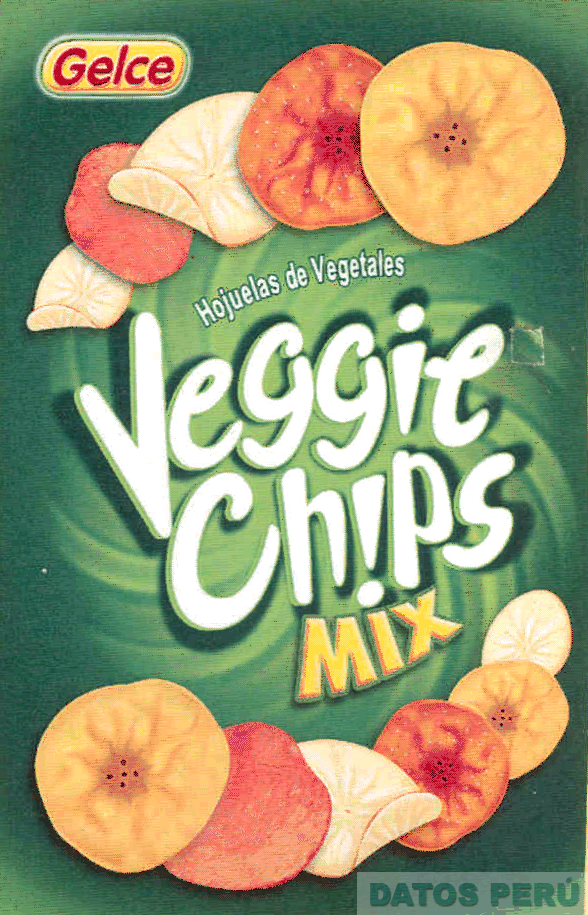VEGGIE CHIPS MIX GELCE HOJUELAS DE VEGETALES