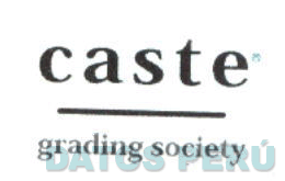 CASTE GRADING SOCIETY